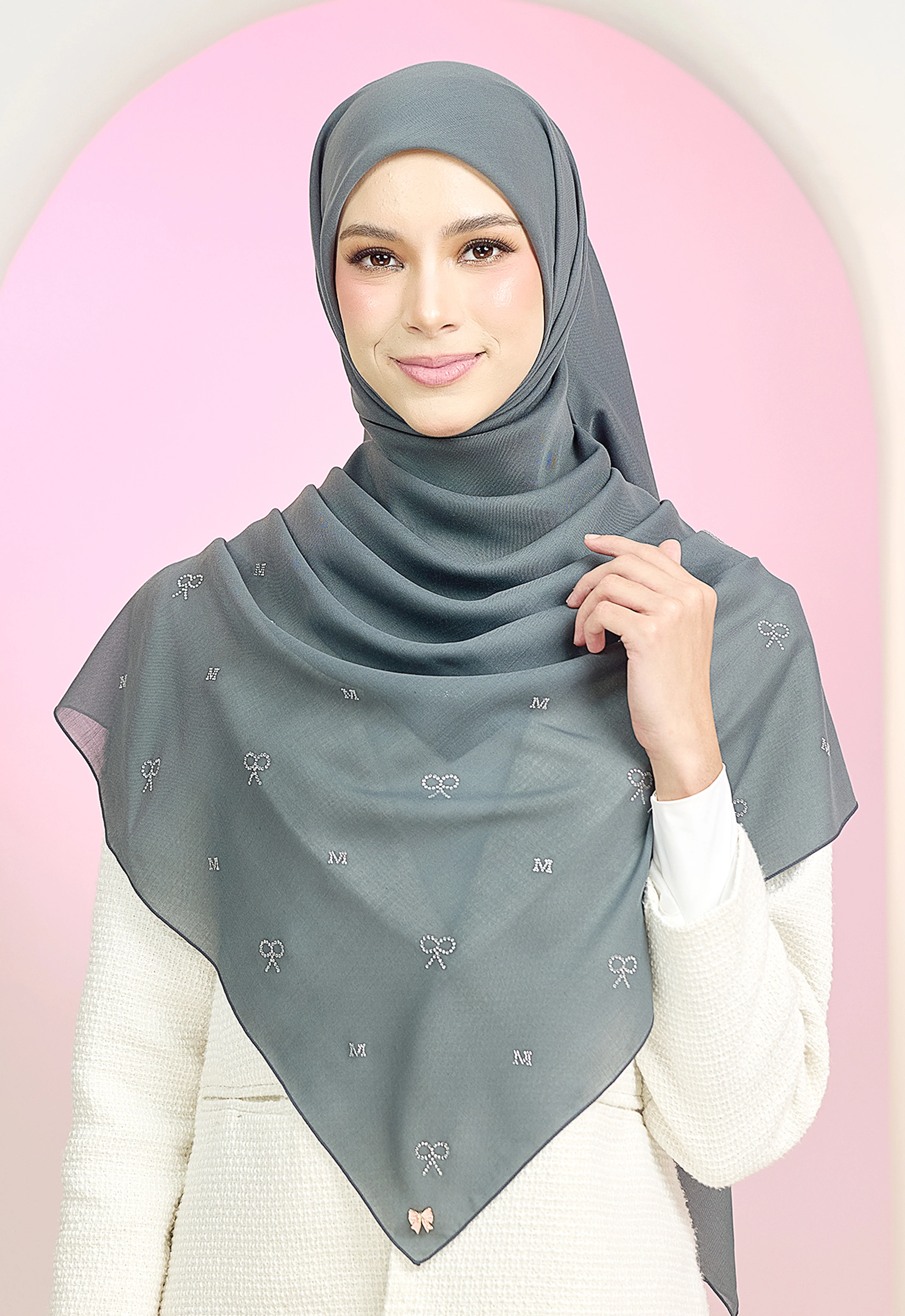 RIBBONY PLAIN STONE - DARK GRAY - Image 8