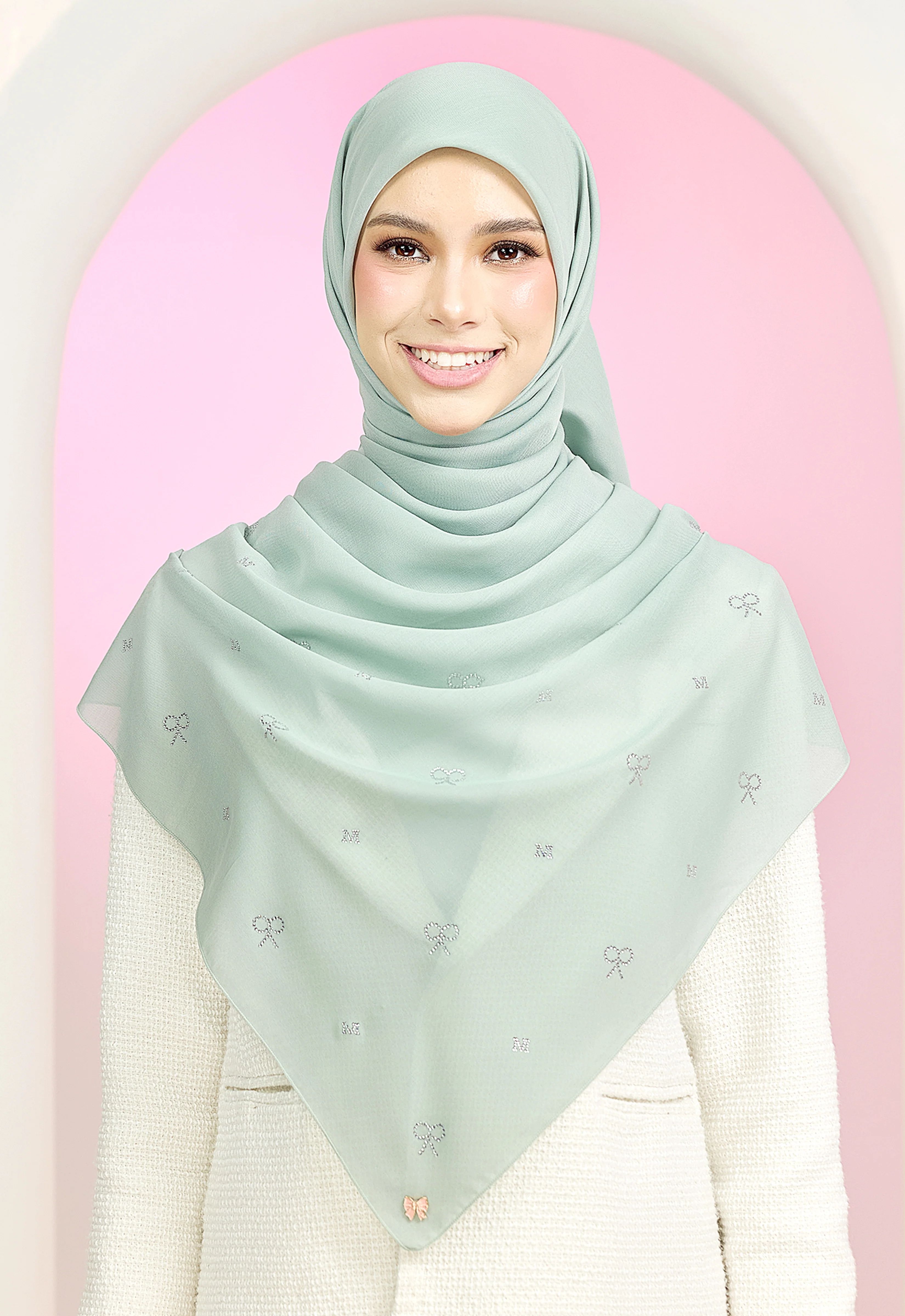 RIBBONY PLAIN STONE - MINT BLUE - Image 8