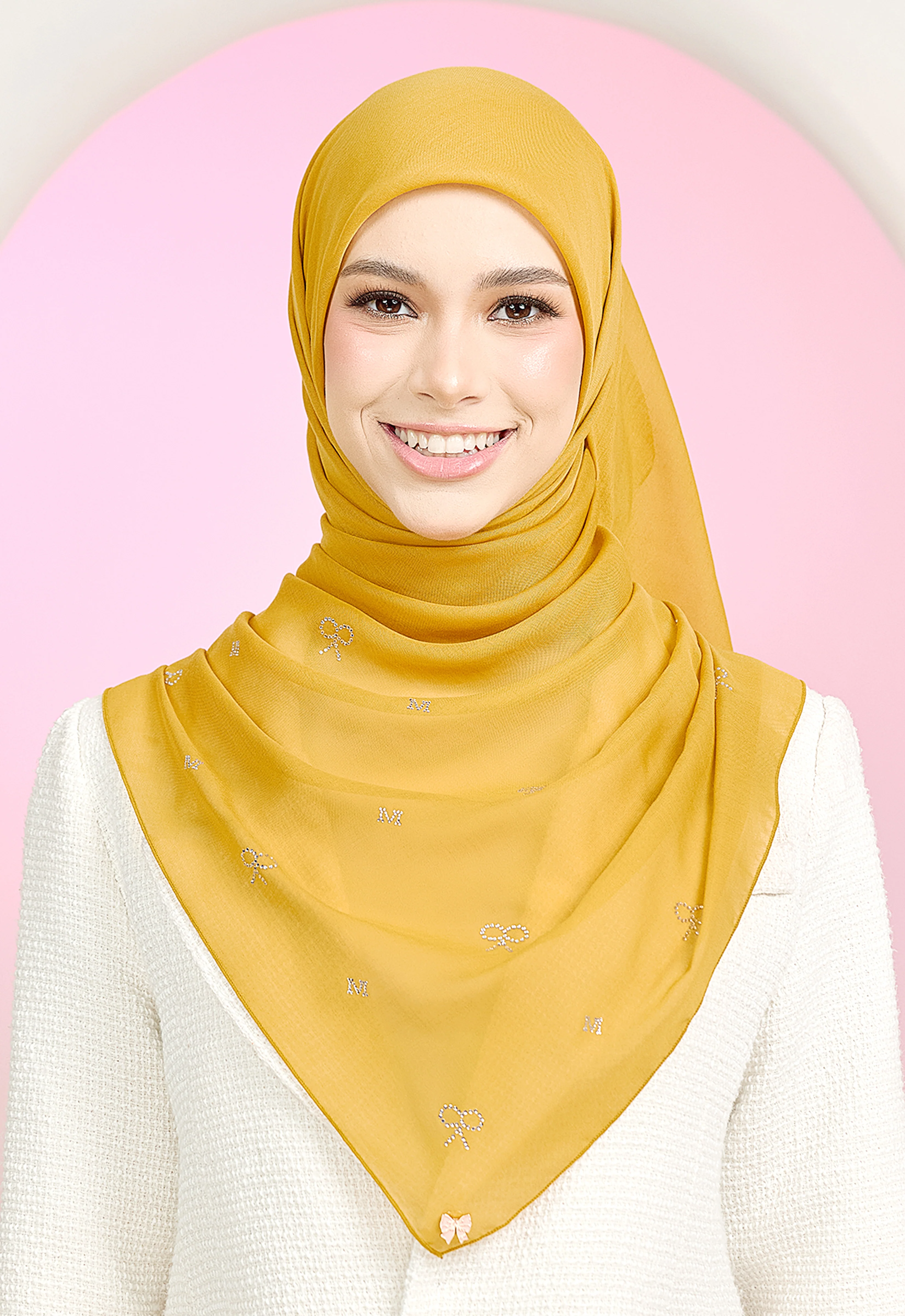 RIBBONY PLAIN STONE - MUSTARD - Image 3