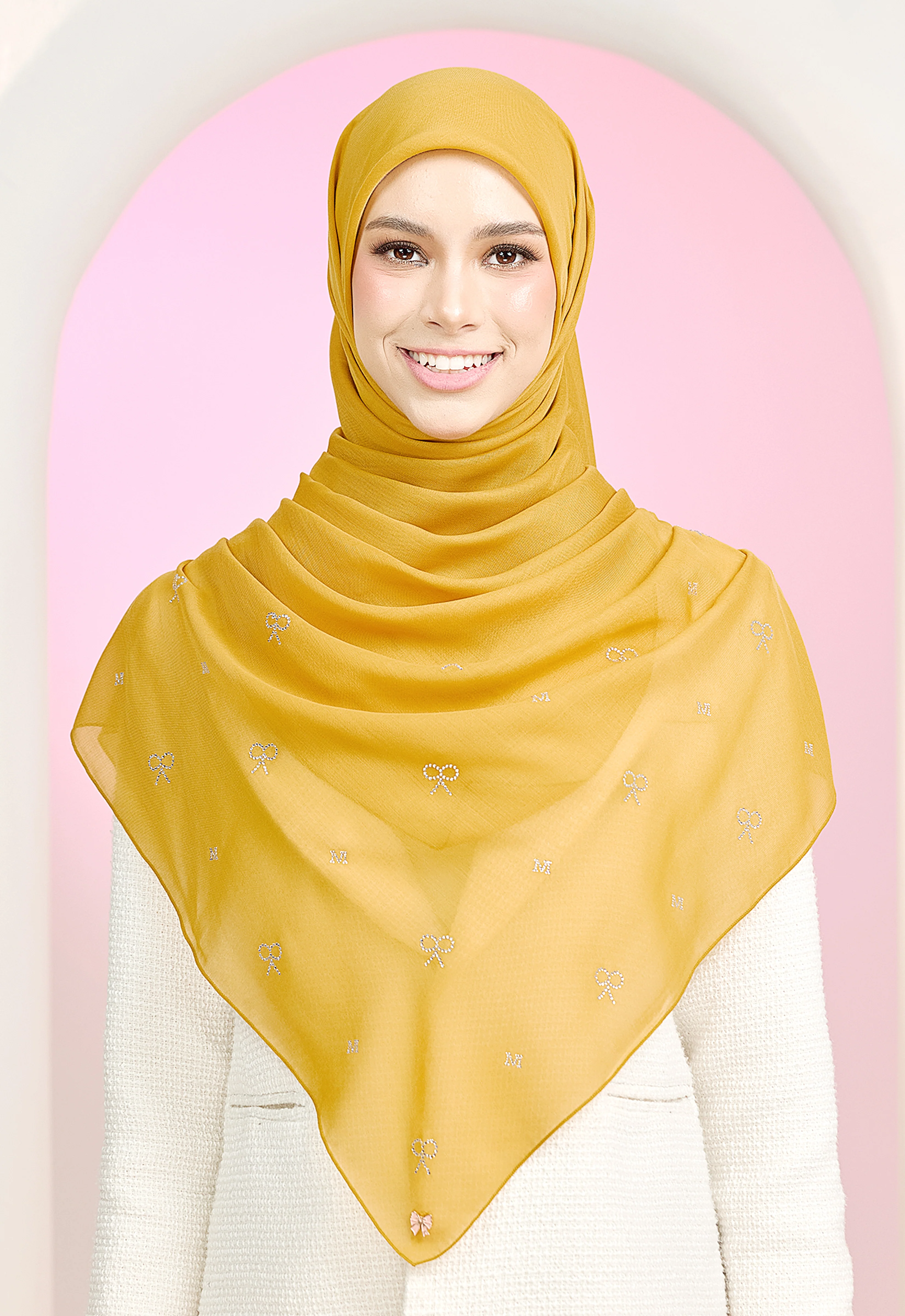 RIBBONY PLAIN STONE - MUSTARD - Image 7