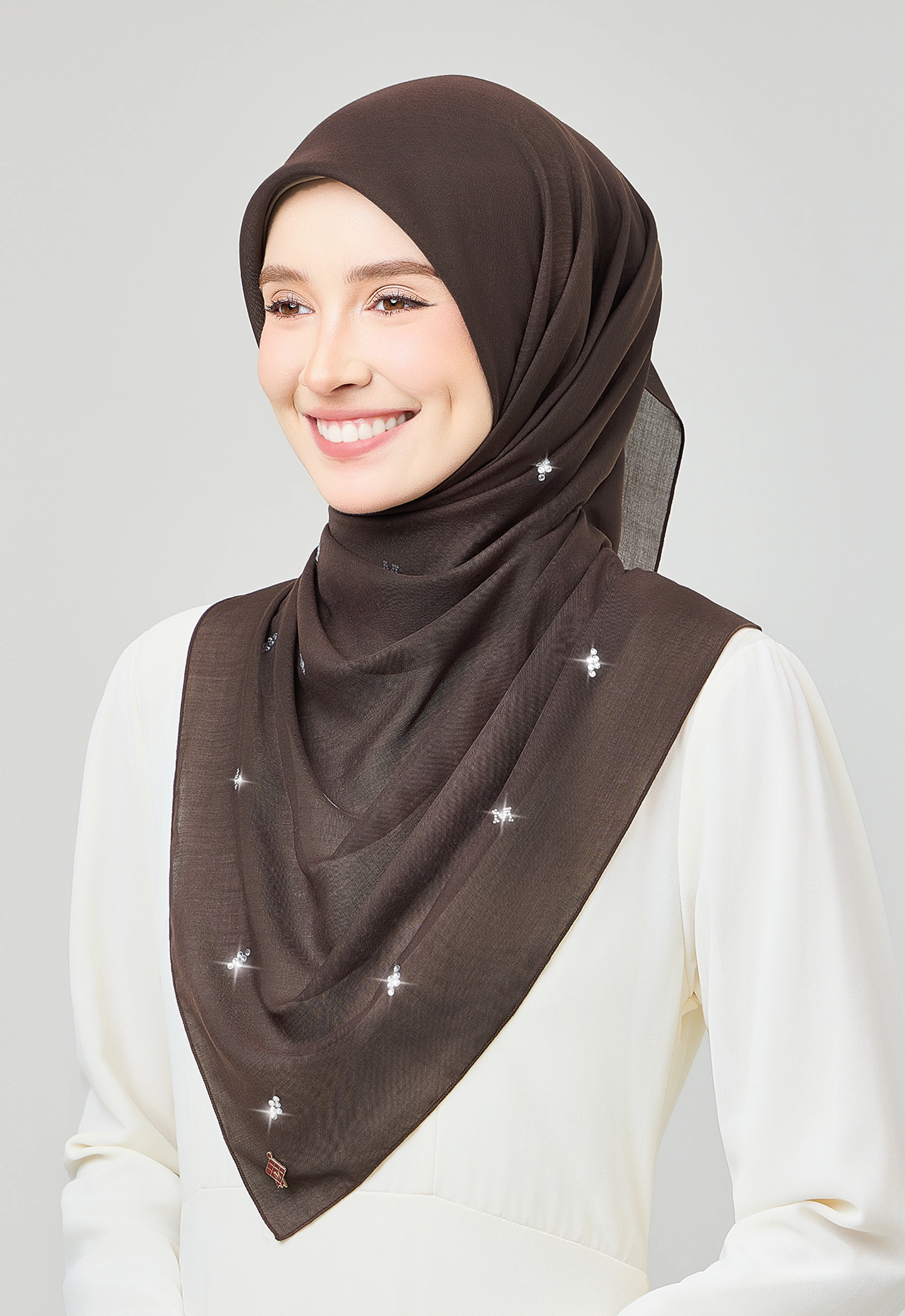 SETULUS RAYA PLAIN STONE - DARK BROWN - Image 3